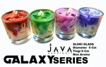 LILIN GELAS SLOKI GALAXY SERIES JELLY NON AROMA PENERANGAN DEKORASI SOUVENIR DAYA BAKAR 12 JAM