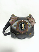UWAISGEN Tas Selempang Kulit Tas Endek Etnik Bali Handmade Lucian Bag