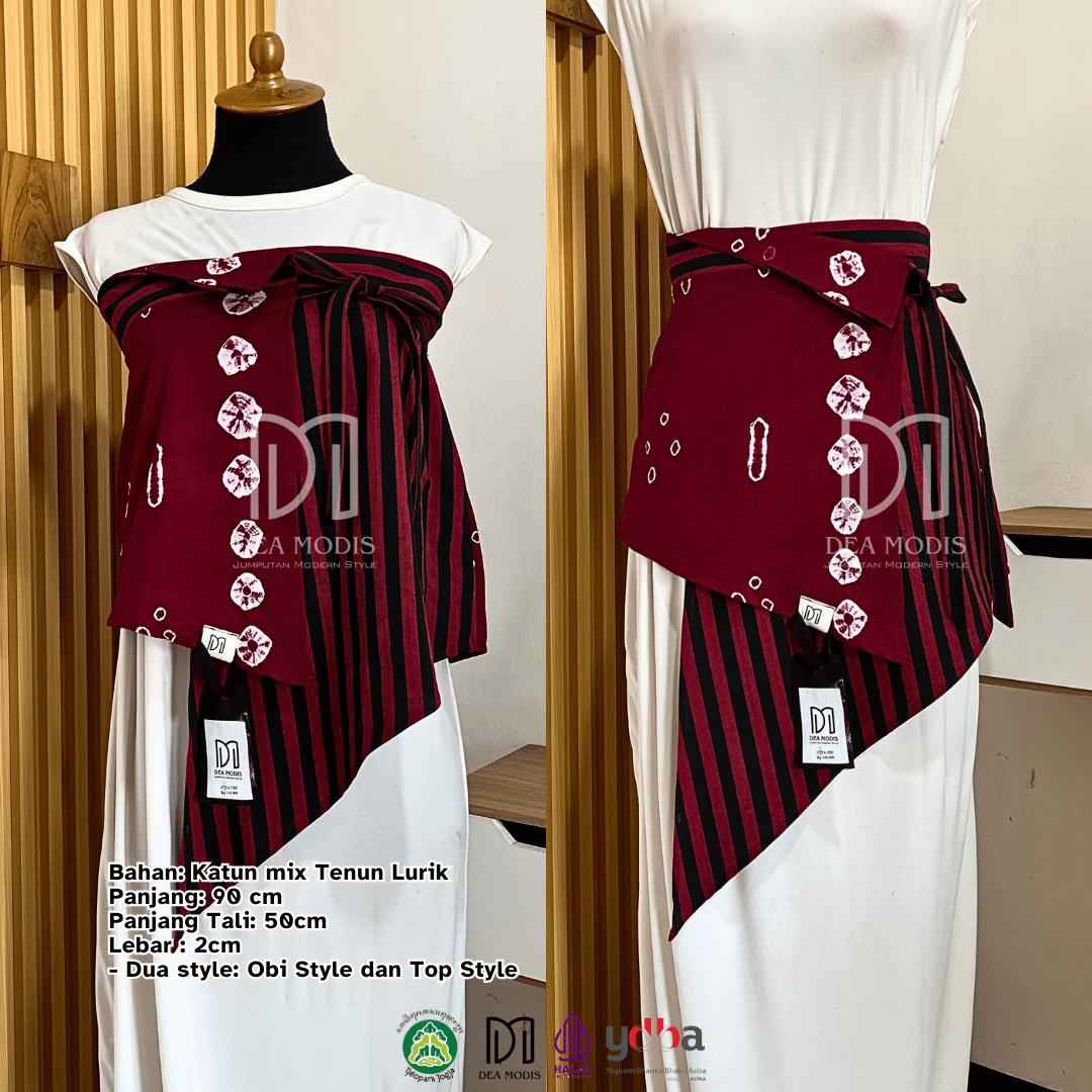 Gita Obi Belt Wanita Batik Jumputan by Dea Modis Yogyakarta