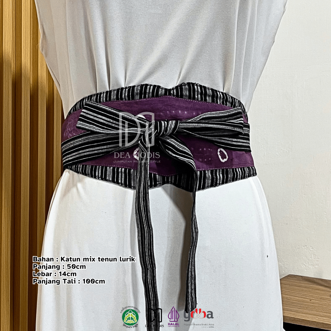 Zura Obi Belt Batik Jumputan By Dea Modis Batik Jumputan Yogyakarta