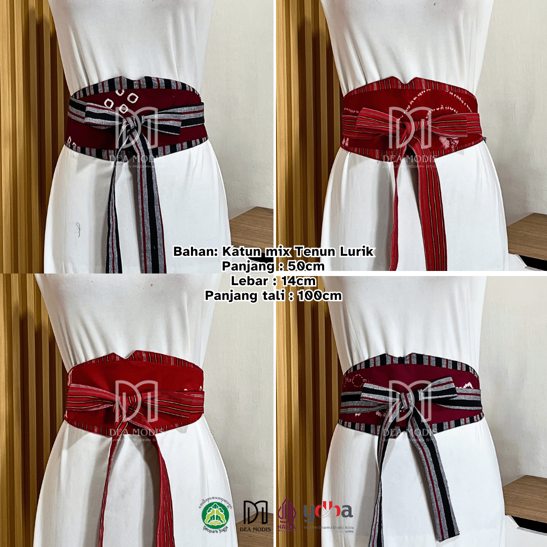 Zura Obi Belt Batik Jumputan By Dea Modis Batik Jumputan Yogyakarta