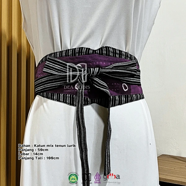 Zura Obi Belt Batik Jumputan By Dea Modis Batik Jumputan Yogyakarta