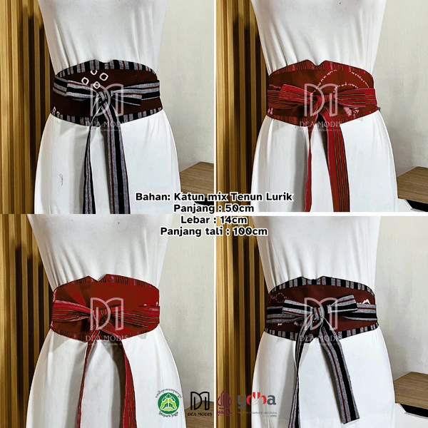Zura Obi Belt Batik Jumputan By Dea Modis Batik Jumputan Yogyakarta