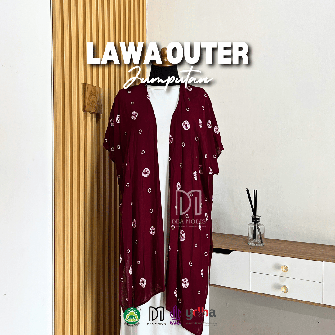 Lawa Outer Batik Jumputan Wanita Casual by Dea Modis Yogyakarta