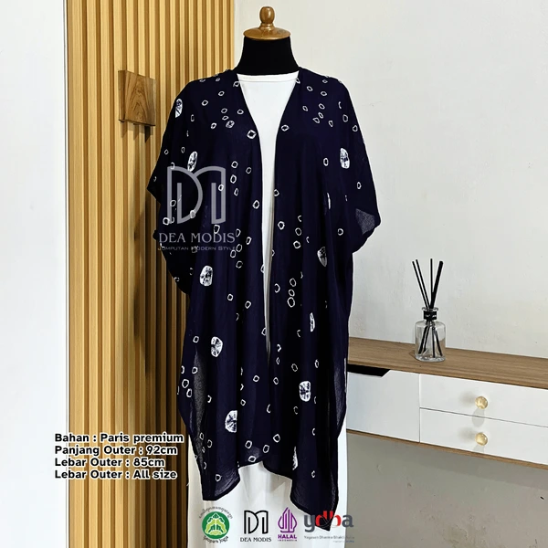 Lawa Outer Batik Jumputan Wanita Casual by Dea Modis Yogyakarta