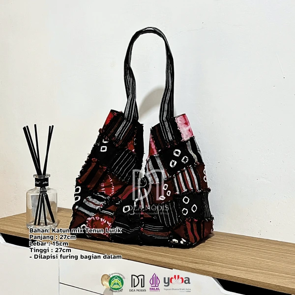 Naka Bag Jumputan by Dea Modis Tas Perca Patch Multifungsi