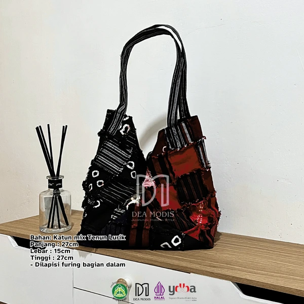 Naka Bag Jumputan by Dea Modis Tas Perca Patch Multifungsi