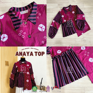 Anaya Top Atasan Wanita Batik Jumputan by Dea Modis Yogyakarta