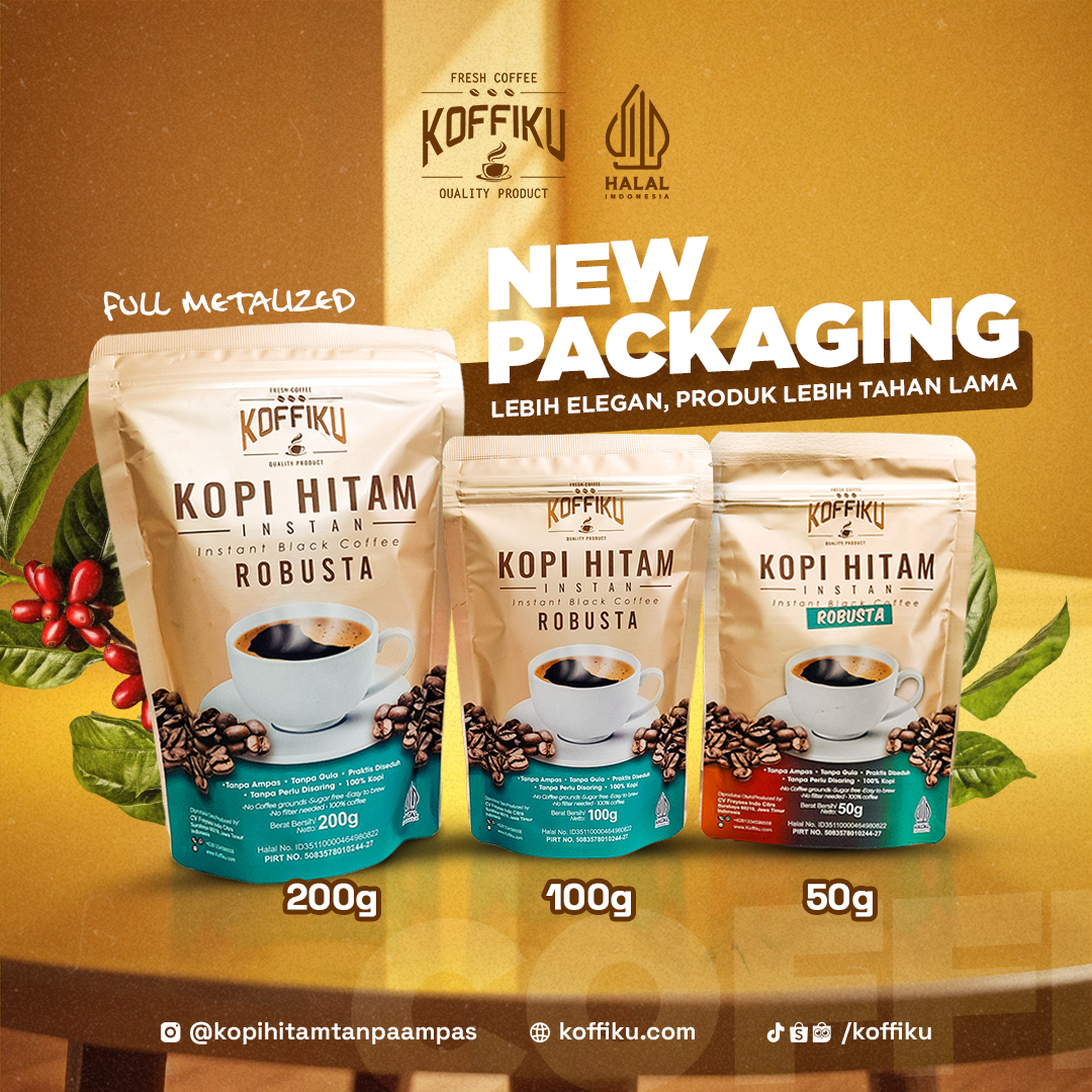 Spray Dried Instan Coffee ROBUSTA 200 GRAM