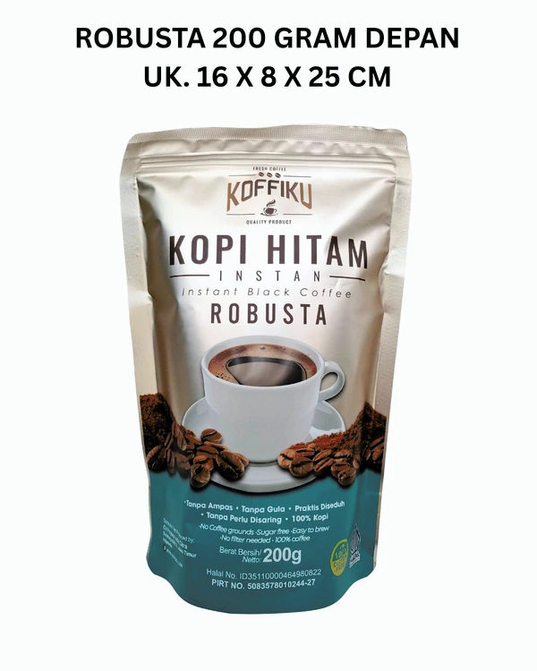 Spray Dried Instan Coffee ROBUSTA 200 GRAM