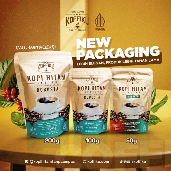Spray Dried Instan Coffee ROBUSTA 200 GRAM