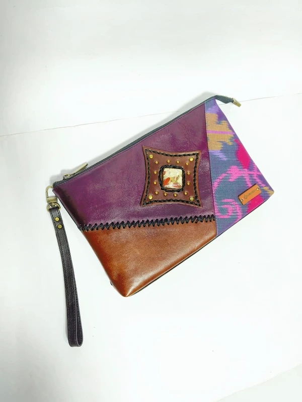 UWAISSGEN Cluth Unisex Handbag Kulit Endek Etnik Bali Versa Bag
