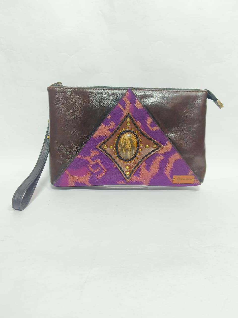 UWAISSGEN Cluth Unisex Handbag Kulit Endek Etnik Bali Versa Bag