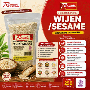 Roemah Rempah Wijen 250 Gram Standing Pouch