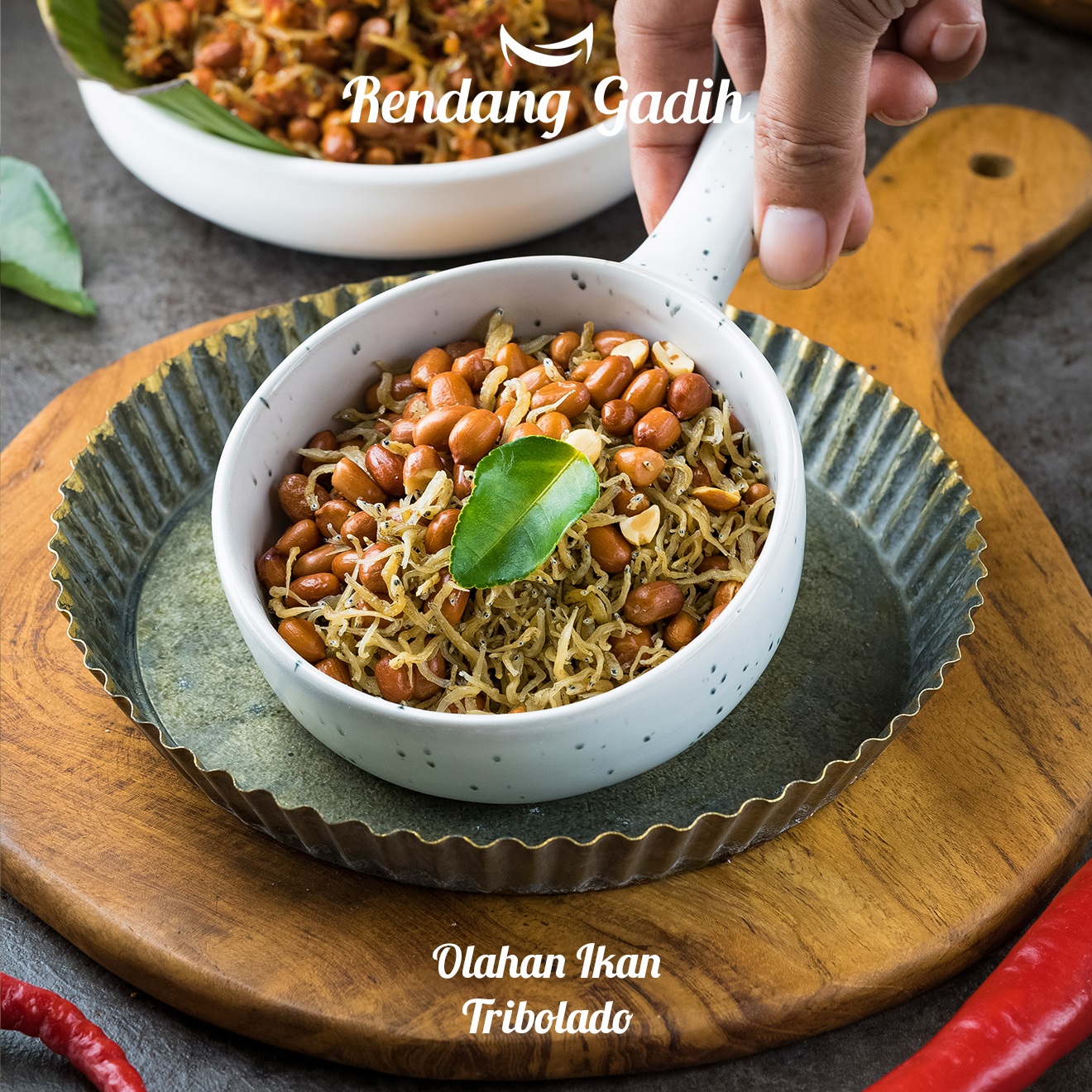 Rendang Gadih - Tribolado (Teri Kacang Balado) 200 g