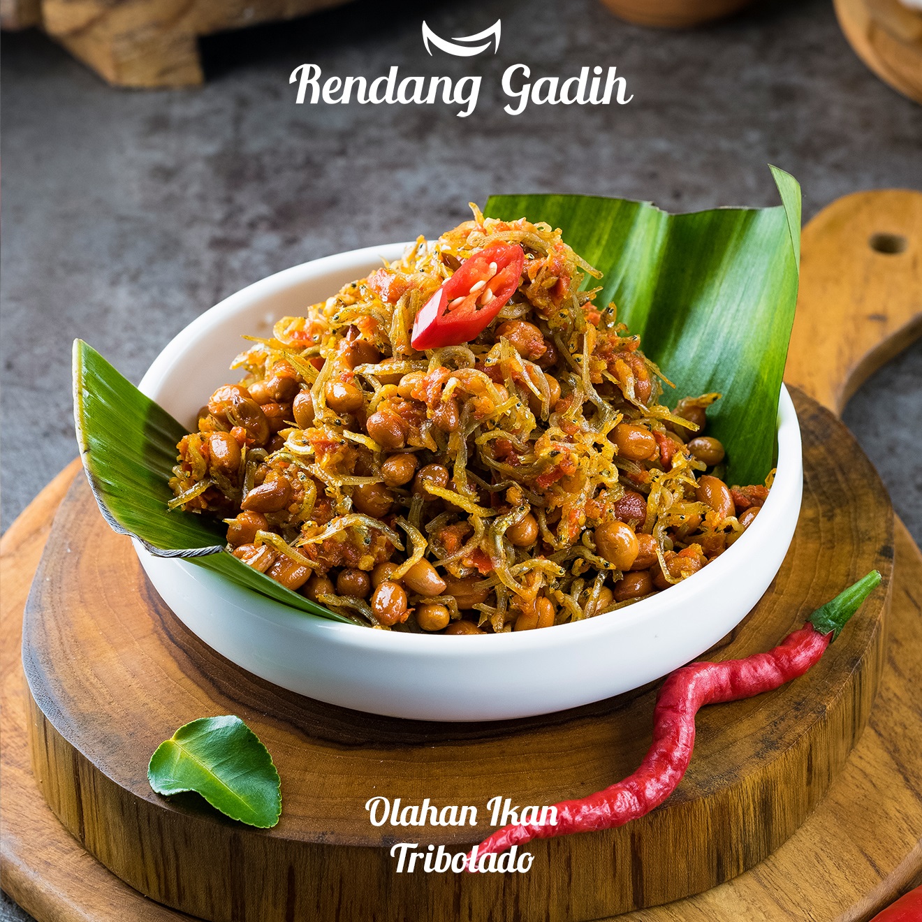 Rendang Gadih - Tribolado (Teri Kacang Balado) 200 g