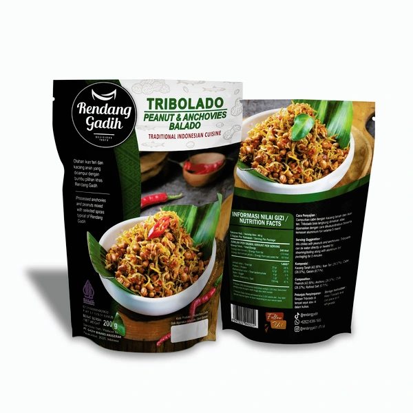 Rendang Gadih - Tribolado (Teri Kacang Balado) 200 g