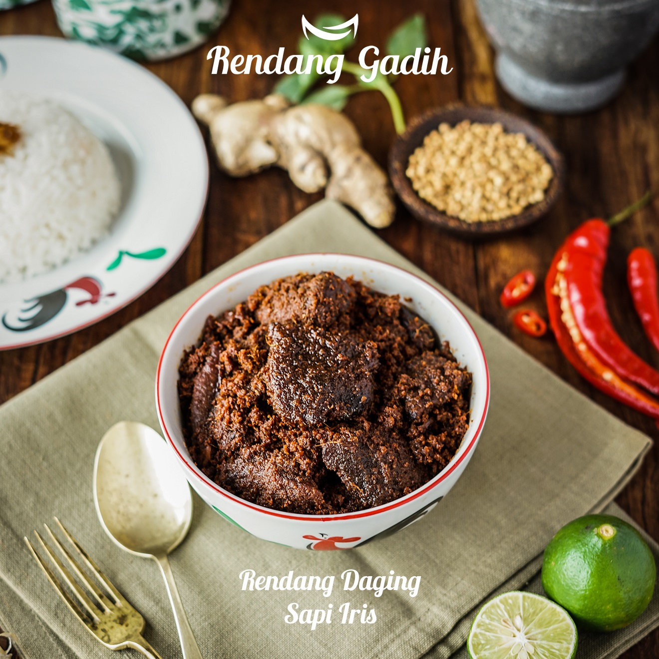 Rendang Gadih - Rendang Sapi Iris 250 g