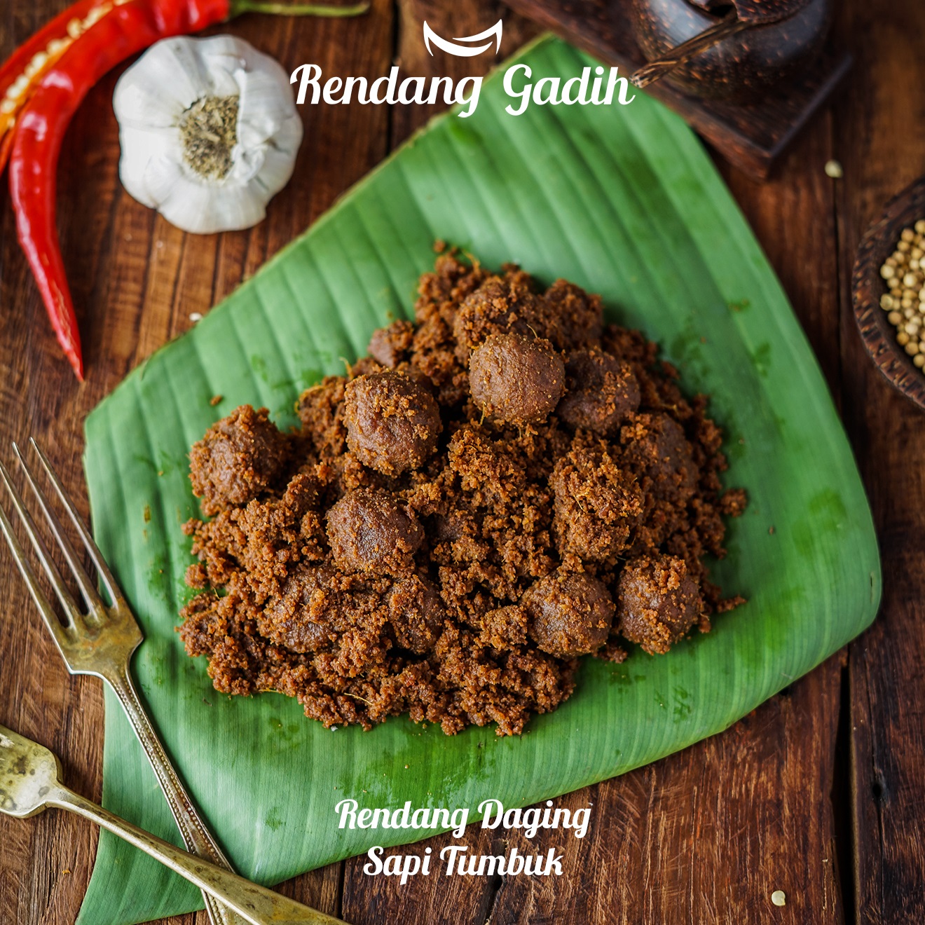 Rendang Gadih - Rendang Sapi Tumbuk 250 g