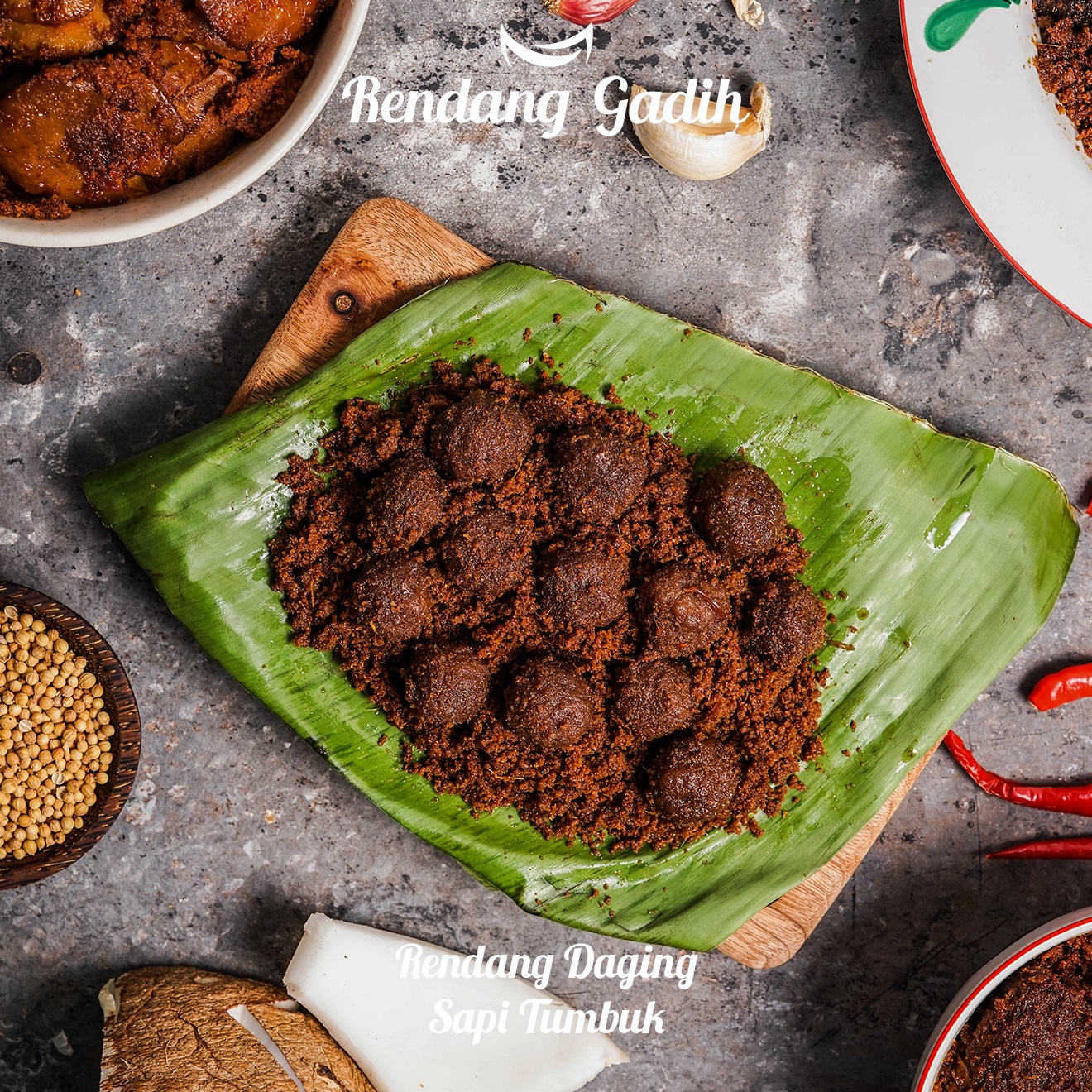 Rendang Gadih - Rendang Sapi Tumbuk 250 g