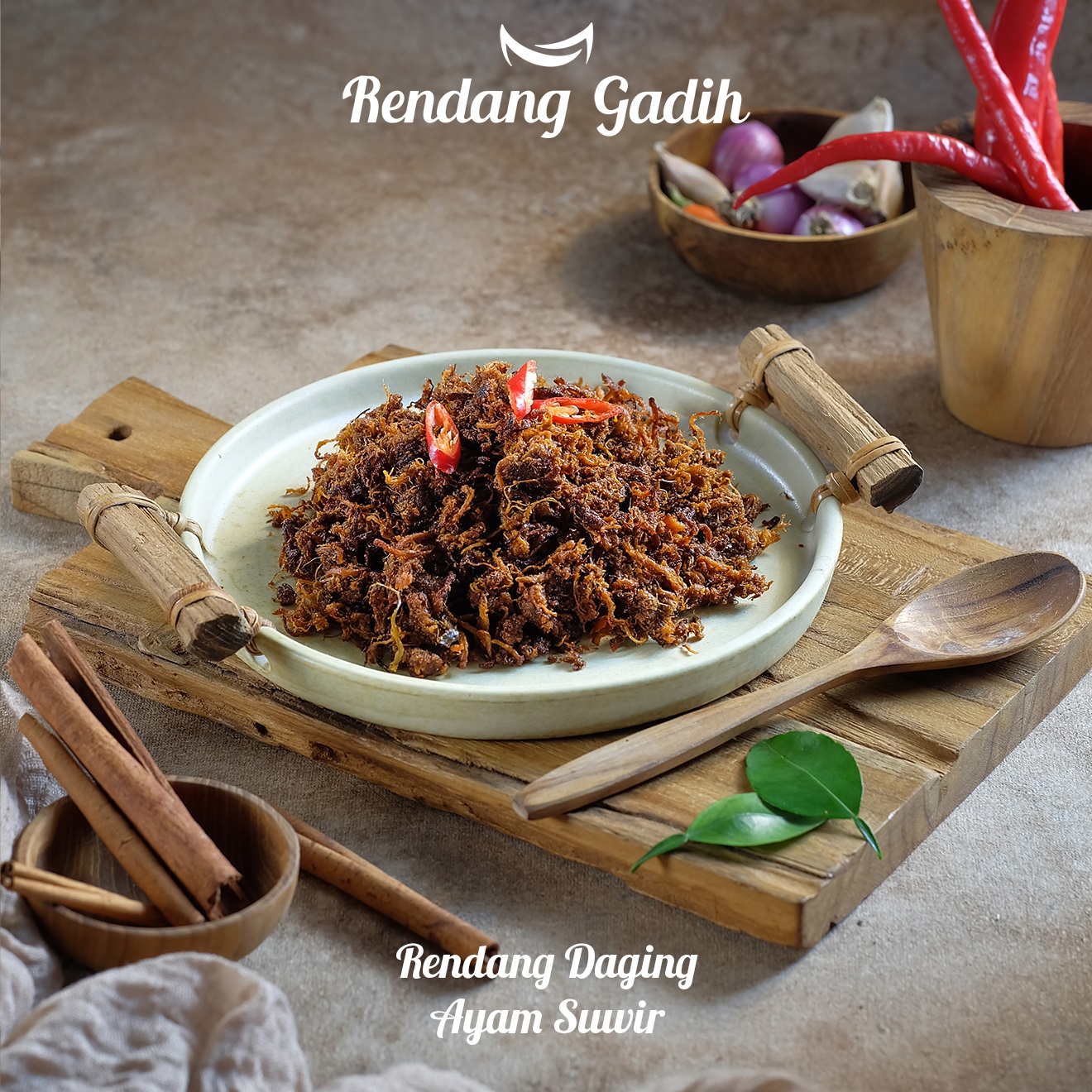 Rendang Gadih - Ayam Suwir 250 g