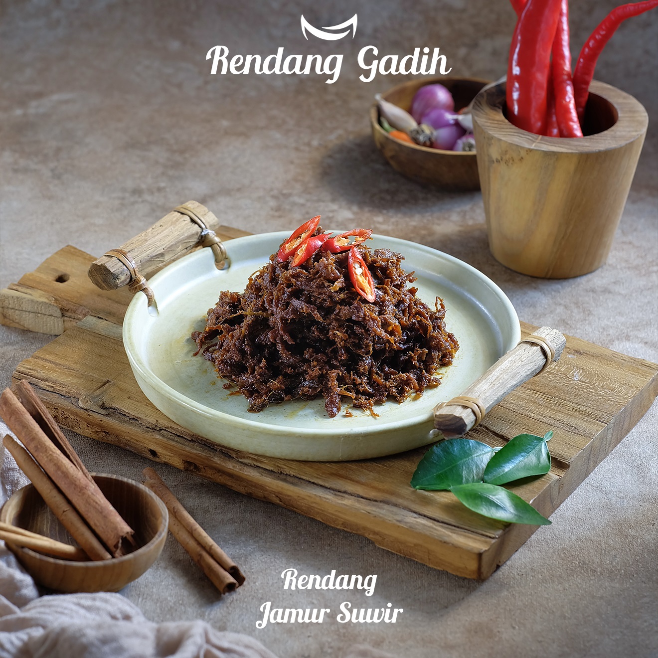 Rendang Gadih - Jamur Suwir 200 g