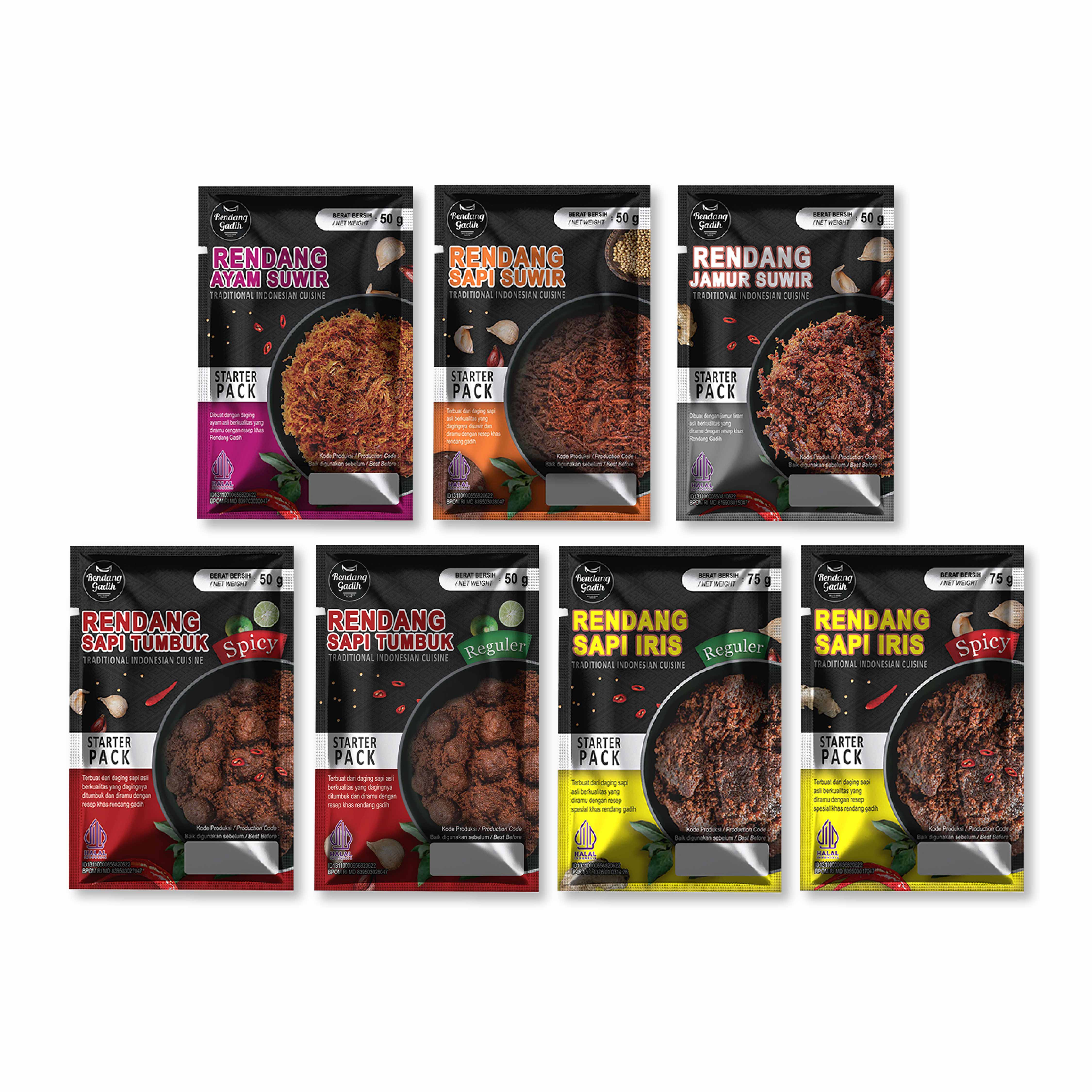 Rendang Gadih - Travel Pack 50 - 70 g