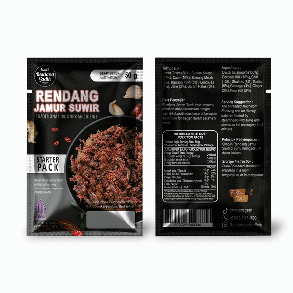 Rendang Gadih - Travel Pack 50 - 70 g