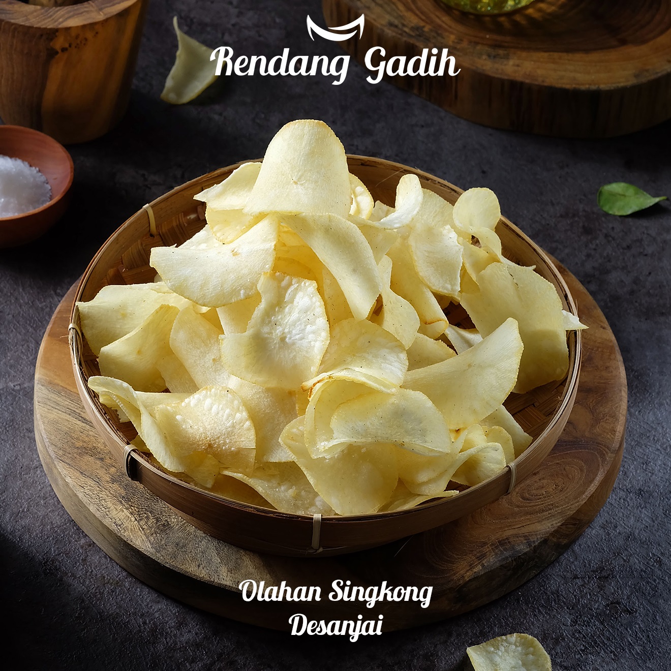 Rendang Gadih - Keripik Singkong DESANJAI 100g