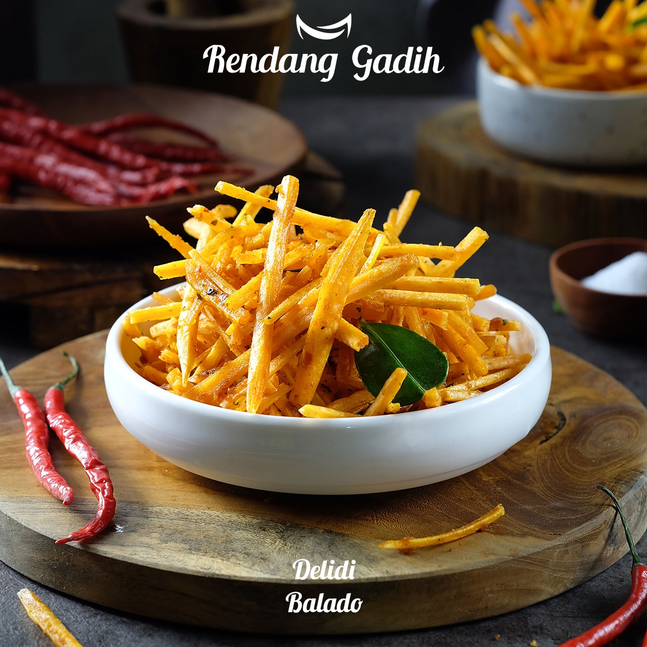 Rendang Gadih - Keripik Singkong DELIDI 150 g