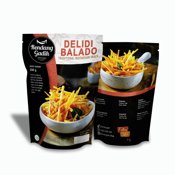 Rendang Gadih - Keripik Singkong DELIDI 150 g
