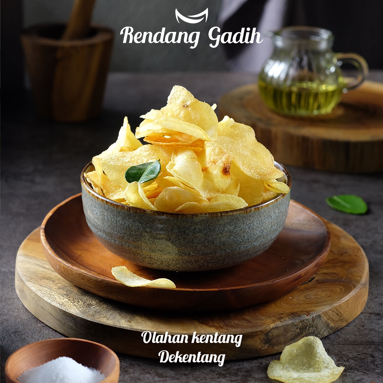 Rendang Gadih - Keripik Kentang DEKENTANG 100g