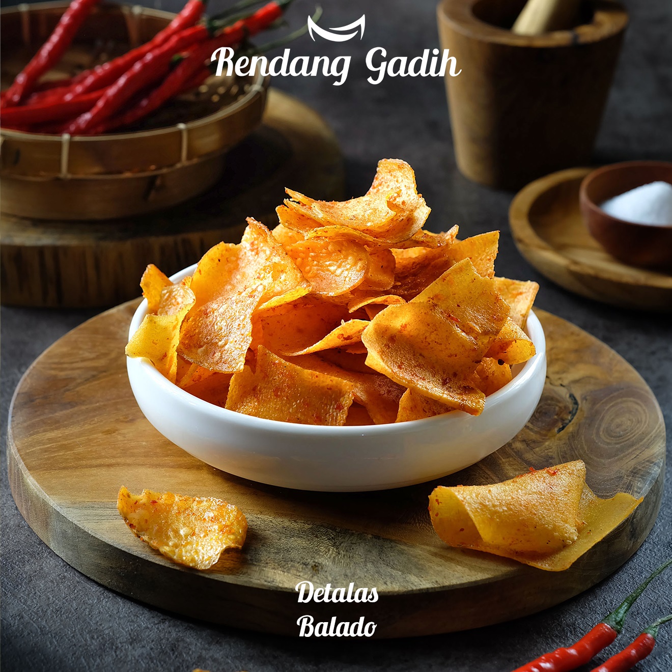 Rendang Gadih - Keripik Talas DETALAS 100g