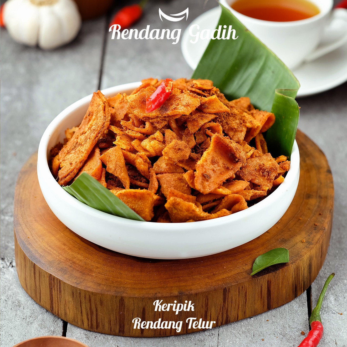 Rendang Gadih - Keripik Rendang Telur 150 g