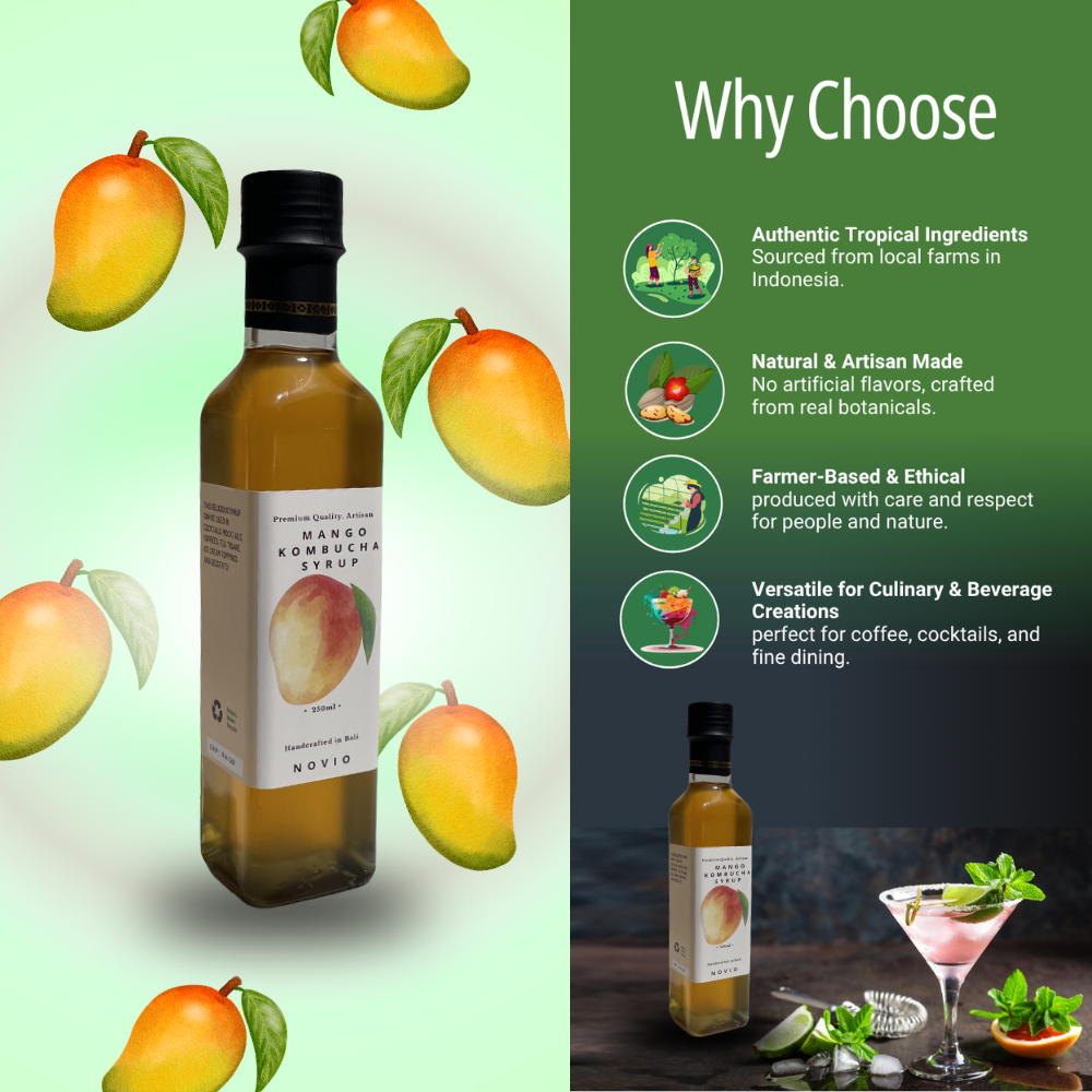Mango Kombucha Syrup