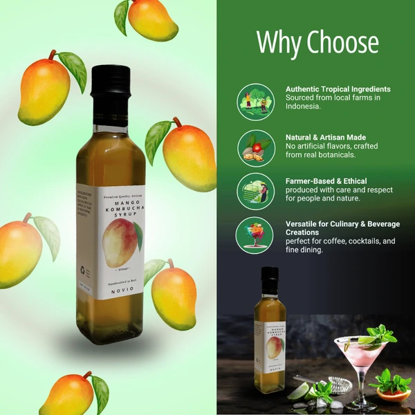 Mango Kombucha Syrup