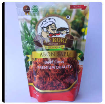 Abon Sapi Pedas 100 g (Standing Pouch)
