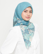 MIERTO Hijab Batik Segi Empat Etnik Modern Sekar Jagat Elegance Series HJB11 Ultrafine Premium Voile Motif Klasik Megah Ringan Nyaman Tampil Anggun Berbudaya