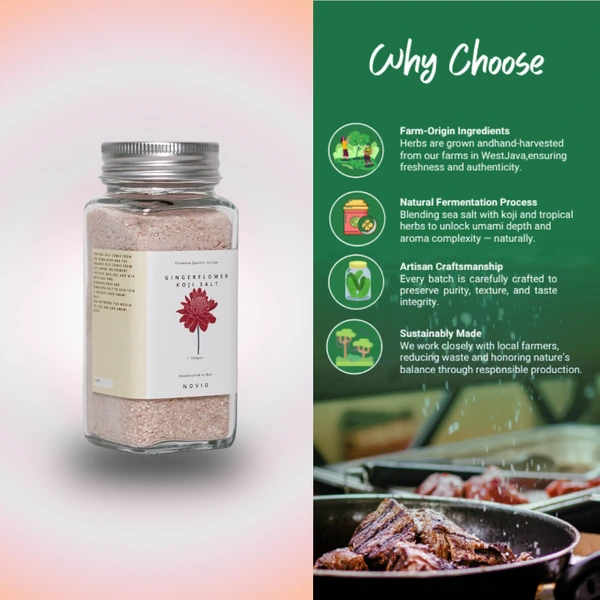 Ginger Flower Koji Salt