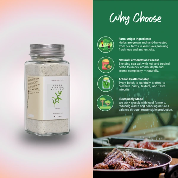 Lemon Verbena Koji Salt