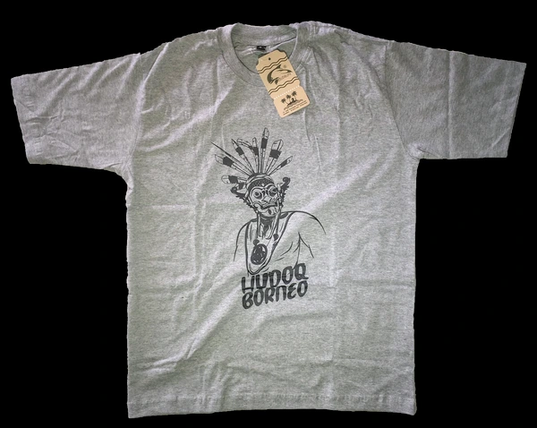 kaos jukut - hudoq borneo kaos oleh oleh samarinda khas kaltim
