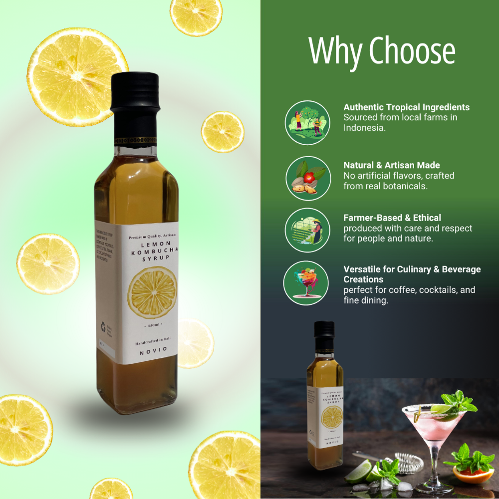 Lemon Kombucha Syrup