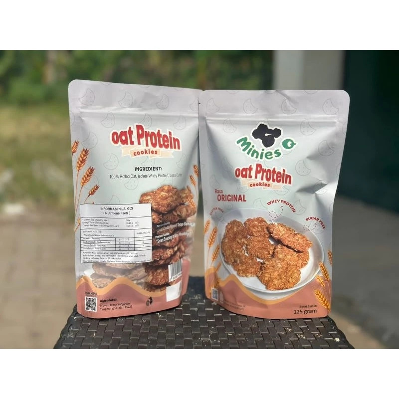 MINIES Q Oat Protein Cookies Original healthy cookies