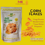 MINIES Q Oat Protein Cookies Corn Flakes Healthy Snack Cemilan Sehat Diet