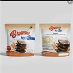 BROWNIES CRISPY BRONIES KERING CHIPS GANDUM ALMOND TOPPING HEALTHY SNACK CEMILAN SEHAT MAKANAN DIET