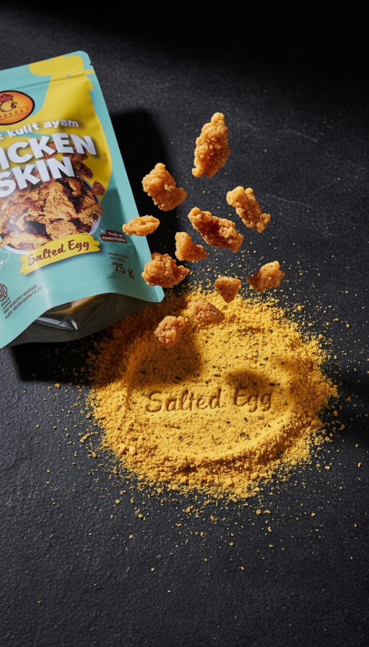 KERIPIK KULIT AYAM (CHICKEN SKIN) 75g