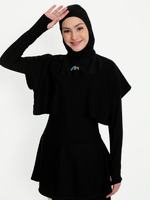 Medina Baju Renang Muslim Slim Fit Bolero All black