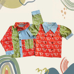 [3-12 TAHUN] LA RéALITE - KAMBAS SHIRT - KEMEJA ATASAN BATIK CAP ANAK CEWE COWO