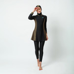 Medina Baju Renang Muslim Slim Fit Black Army