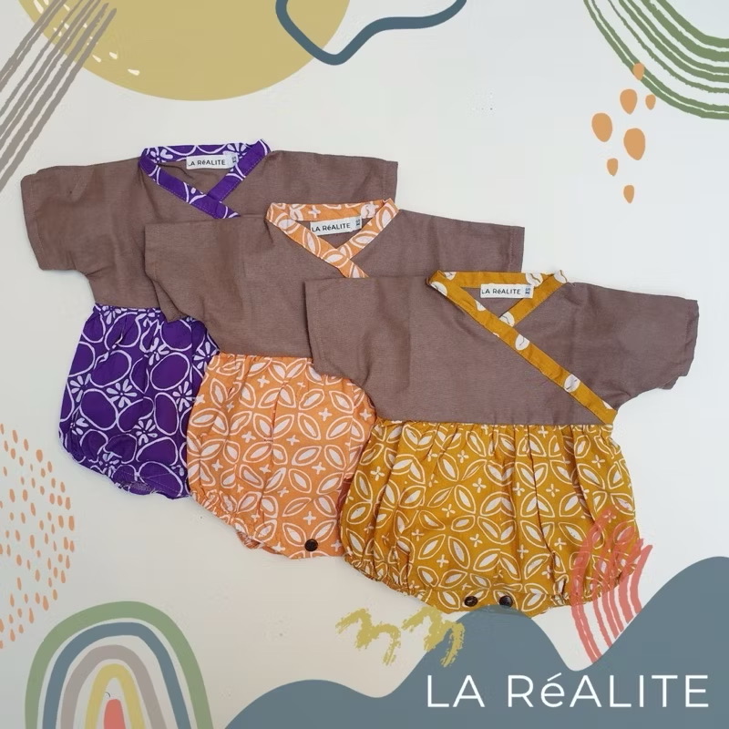 [NB - 2 TH] LA RéALITE - MOYO ROMPER BABYGIRL - BAJU BATIK BAYI BALITA PEREMPUAN CEWE